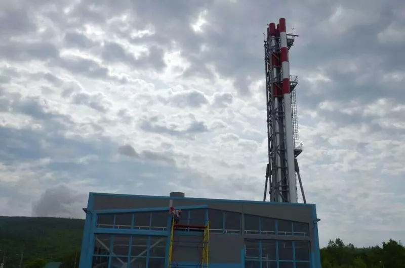 Завершен основной этап строительства нового теплоисточника в Южно Сахалинске