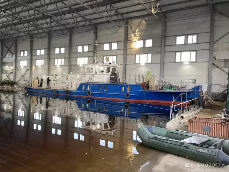 З построил специальный слип док для испытания надводных дронов