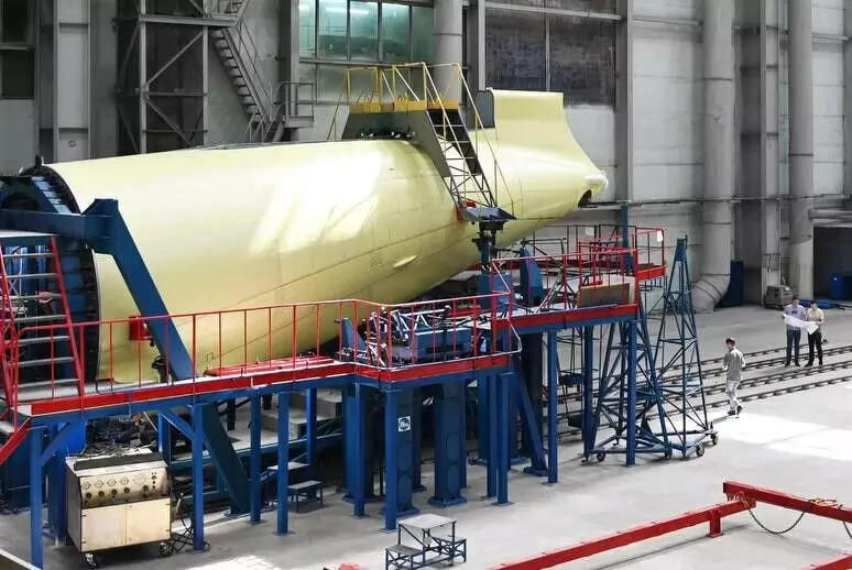 Ил Авиастар усовершенствовал сборку отсеков фюзеляжа транспортного самолёта