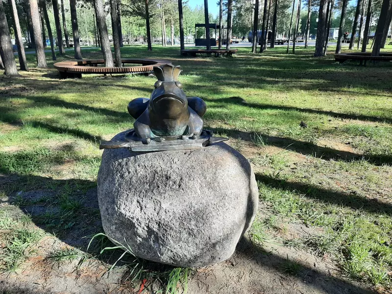 Литературный сквер (фото автора)