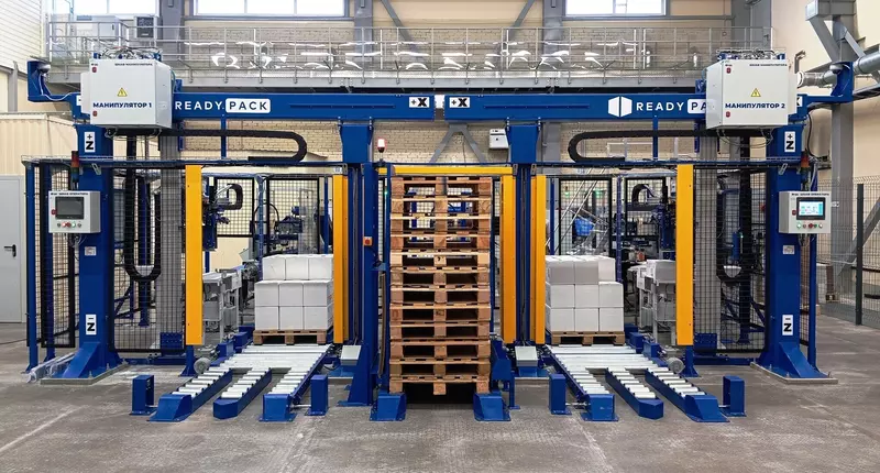 Паллетайзер Ready Pack на базе декартового робота
