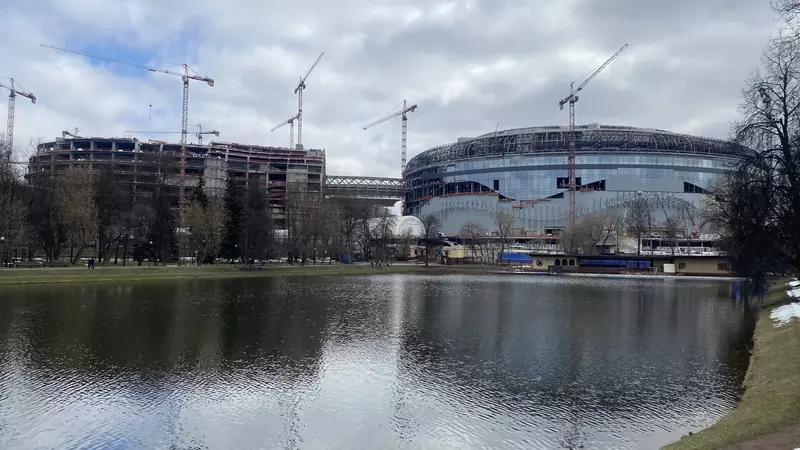 Ход строительства новых общественных объектов