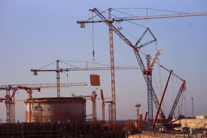 На АЭС Эль Дабаа начали монтаж третьего яруса защитной оболочки