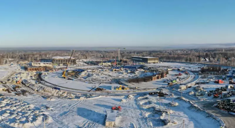 ЦКП СКИФ залит последний сегмент фундамента здания накопителя