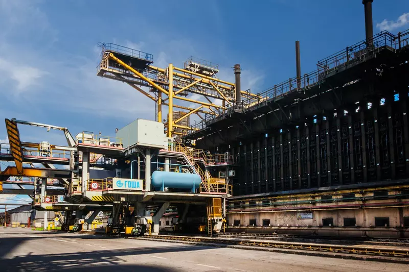 Коксовая батарея на НЛМК