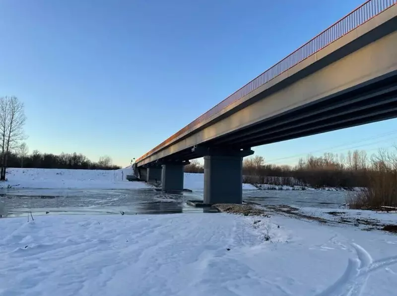 1 для публикации «Дорожное строительство: В Башкирии отремонтировали крупный мост связывающий села с трассой М 5»