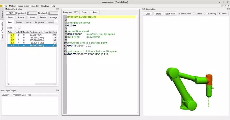 Программирование робота-манипулятора на языке G-code