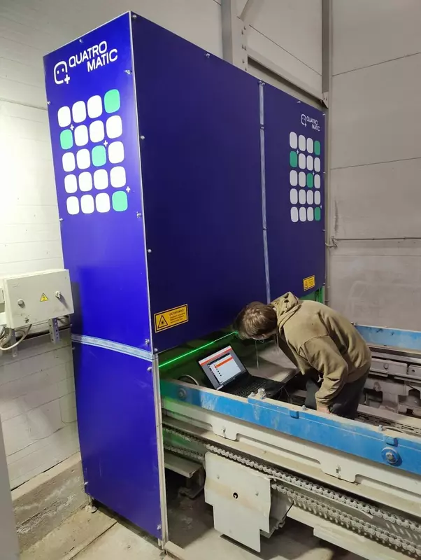 Установка QuatroPBC на линию