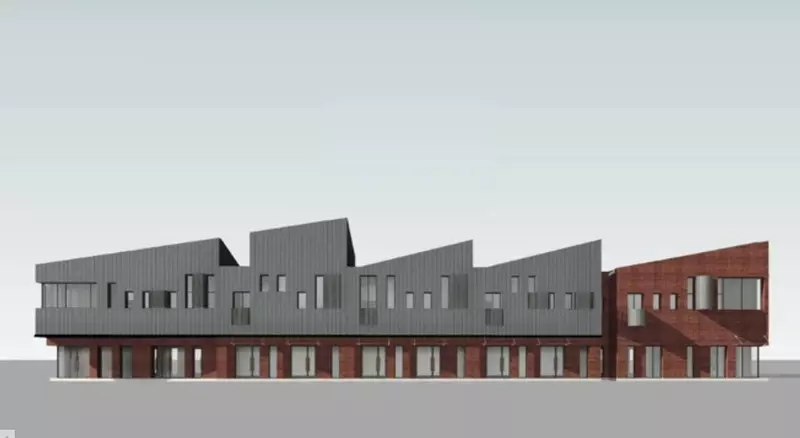 Стрит-ритейл-парк "Рыба-пила"