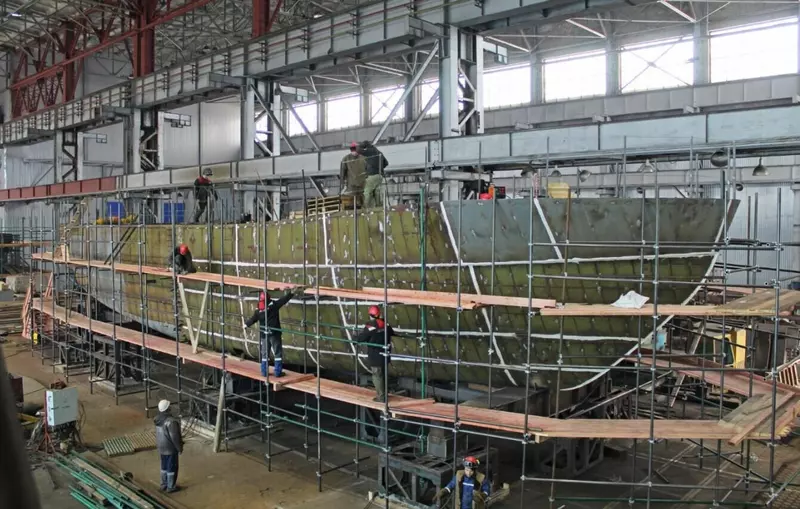 Красная Кузница приступила к строительству второго пассажирского судна