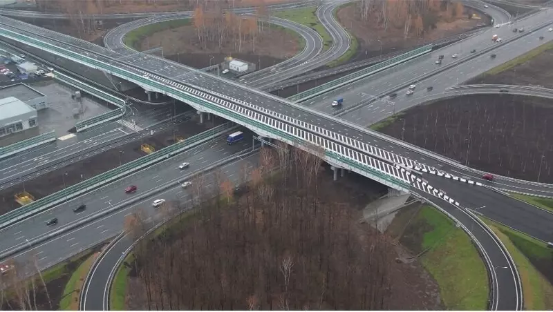 Изображение #1 для поста «Дорожное строительство: В Тюмени запустили рабочее движение по новым объектам Южного транспортного коридора»