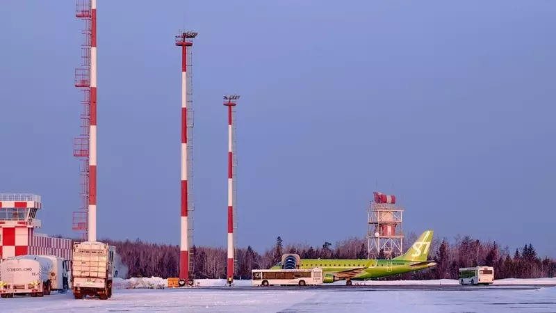 Новый перрон аэропорта Братска