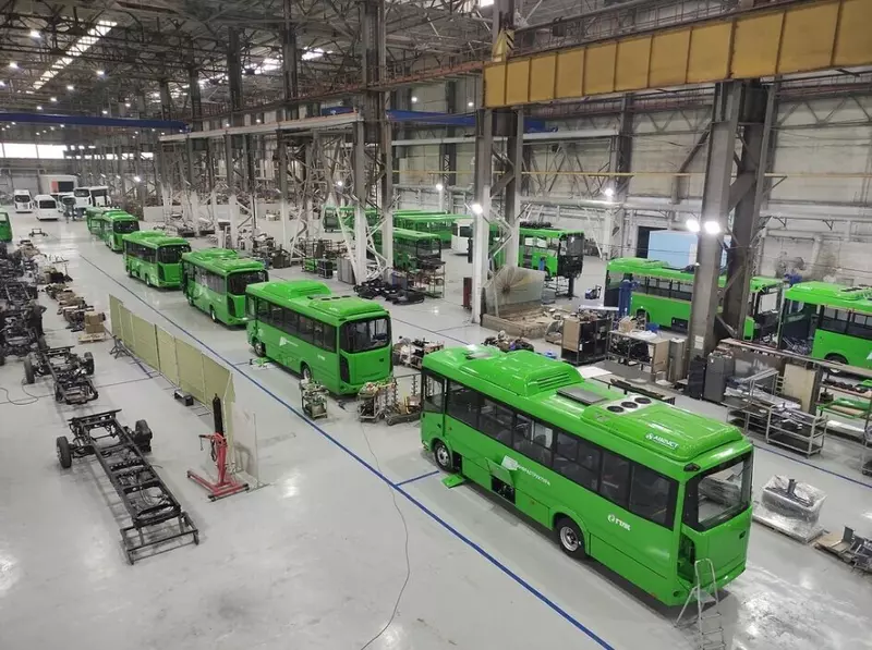 В Ульяновске началось производство низкопольных автобусов СИМАЗ 4282