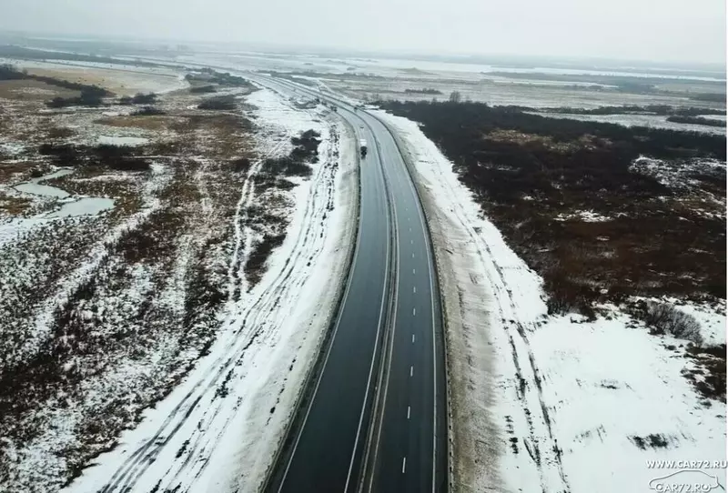 Иллюстрация №1 для статьи «Дорожное строительство: Открыто движение по новому участку трассы Тюмень Омск»