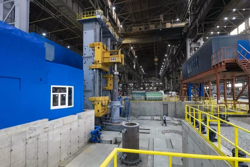 Иллюстрация 1 для статьи «Новые заводы и цеха: На АЭМ Спецсталь запущен новый комплекс электрошлакового переплава»