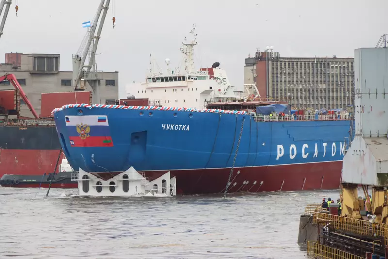 Иллюстрация #2 для поста «Санкт-Петербург: Универсальный атомный ледокол Чукотка спущен на воду»