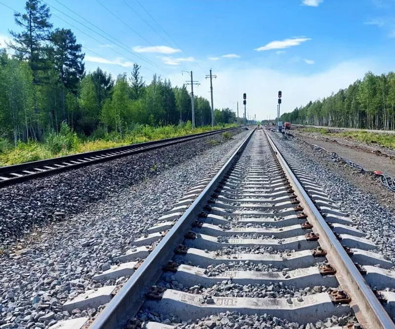 Фото №2 для статьи «БАМ: Построили разъезд 2947 км на перегоне БАМа Меун Дрогошевск в Амурской области»