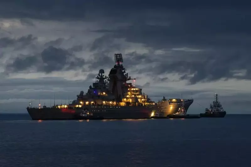 Новые фотографии модернизированного крейсера Адмирал Нахимов проекта 11442М