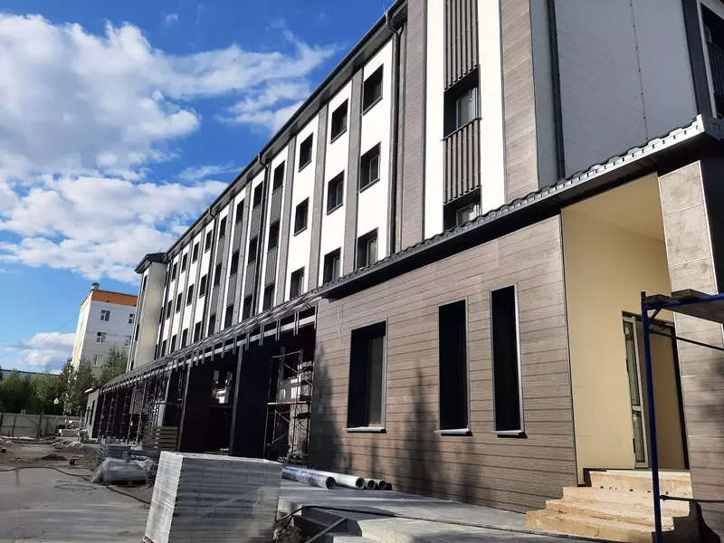 Реконструкция гостиницы "Морошка" (фото автора)