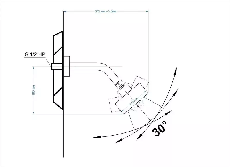 Чертеж леек диаметром 100 мм
