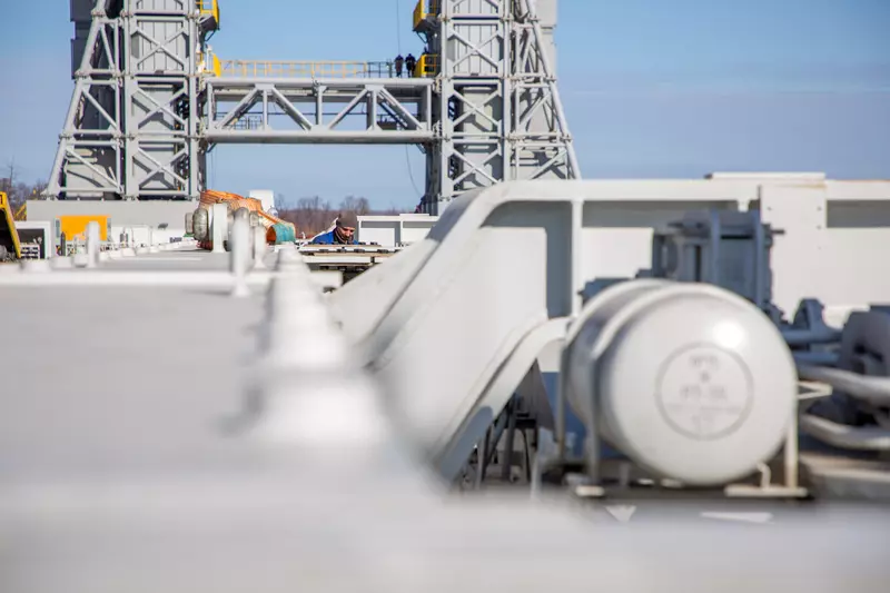 Изображение #5 для статьи «транспортно-установочный агрегат: На Восточный доставили транспортно установочный агрегат для ракеты Ангара»