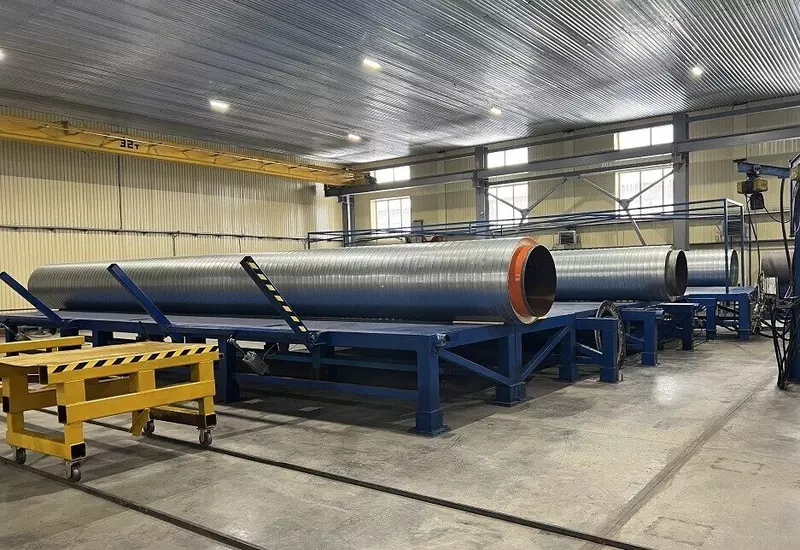 производство труб в ППУ-изоляции на ХТЗ