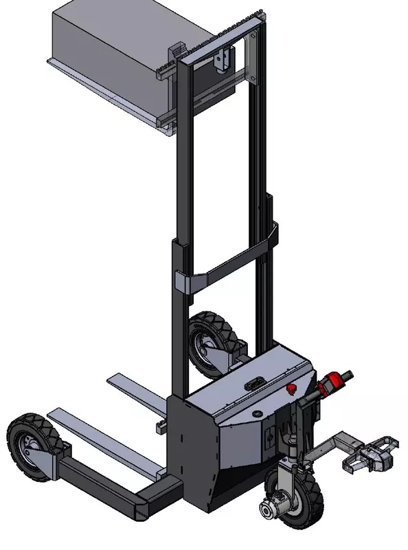 Фото №3 для статьи «Трак-ТОР: Самоходный штабелер для работы на улице»