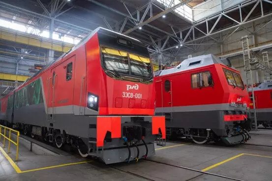 ОАО РЖД обновило парк тяги на 557 современных локомотивов
