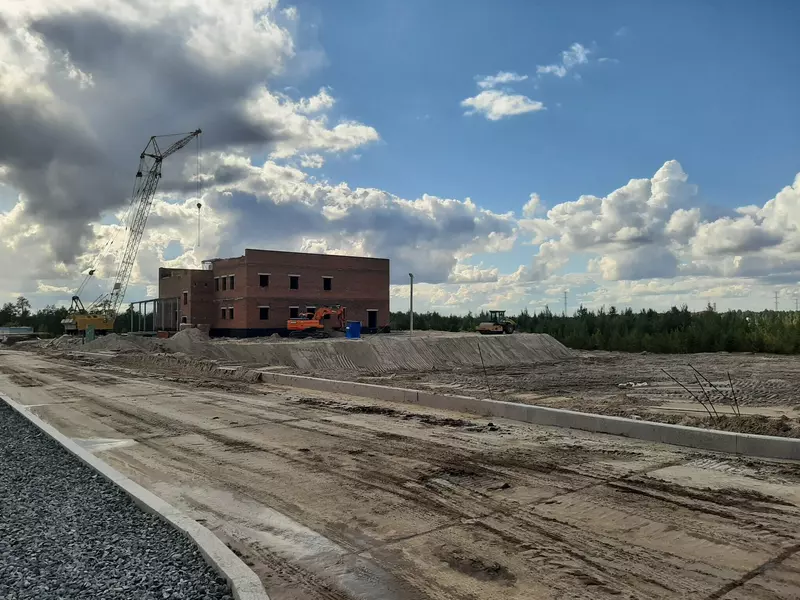 Строительство городского морга (фото автора)