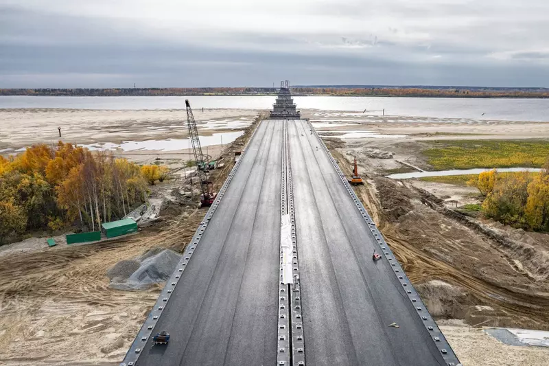 Изображение #5 для «дорожное строительство: Строительство второго моста через реку Обь в Сургуте итоги летнего сезона 2024 года»