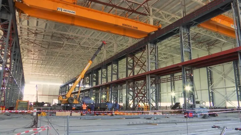 Многомиллиардные инвестиции на ММК идет строительство машиностроительного цеха