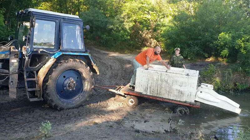 Азово Черноморский бассейновый филиал организовал два выпуска молоди русского осетра