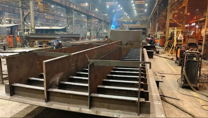 Завод СтальМост в Тюмени начал производство наплавных конструкций для строительства Ленского моста