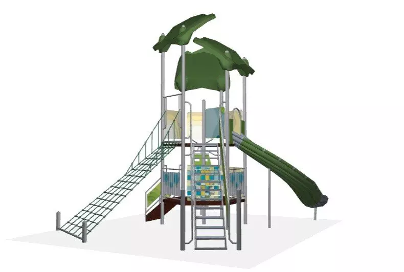 Фото №1 для статьи «: Игровой комплекс Ява приносит много веселых минут детям»