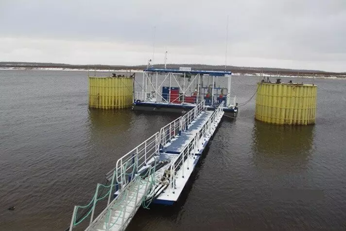 #1 для поста «Судостроение и судоходство : Завершено строительство плавучей насосной станции проекта 73»