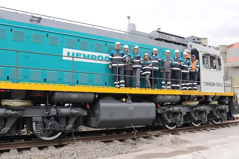 БМЗ отправил тепловоз на Мальцовский портландцемент