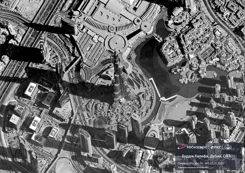 Иллюстрация 2 для поста «спутник: Роскосмос показал сделанные Ресурсом П снимки США Китая и ОАЭ»