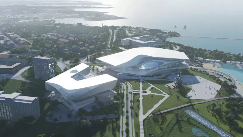 Картинка 3 для «Крым: Строительство театра оперы и балета на мысе Хрустальном в Севастополе»