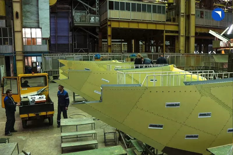 #4 для публикации «Агрегаты очередного самолетокомплекта по программе Ил 76 отправлены из цехов ВАСО»