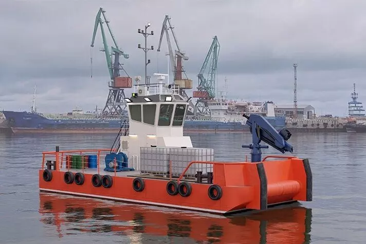 Фото 1 для поста «Судостроение и судоходство : Группа Р Флот разработала многофункциональное судно по проекту 1807»