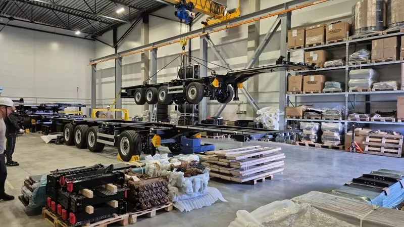 В Подмосковье запущено производство облегченных полуприцепов