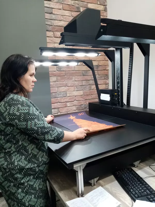 В Кемеровской области на ЭларСкан оцифровывают письма фронтовиков карты и чертежи