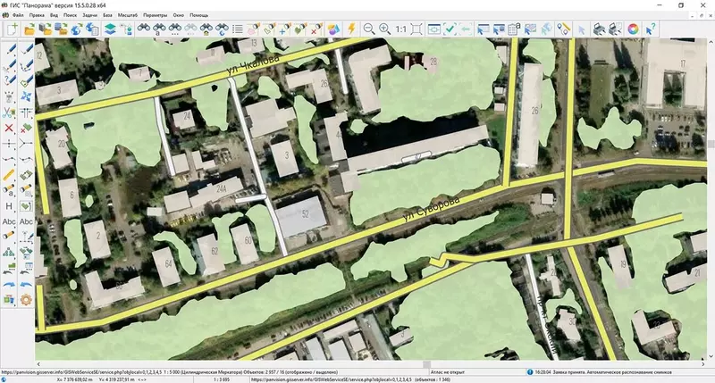 Фото #3 для поста «КБ Панорама: автоматически за один шаг формирует детальную карту местности с основными слоями»