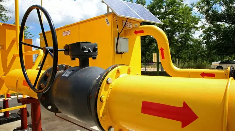 Завершена реконструкция магистрального газопровода из Крыма в Херсонскую область