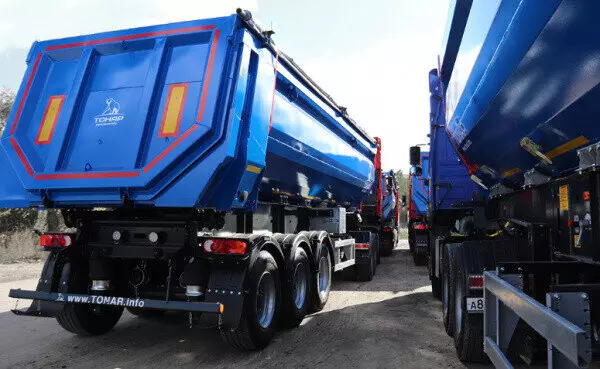 Тонар выпустил партию полуприцепов для строителей скоростной автомобильной дороги М 12
