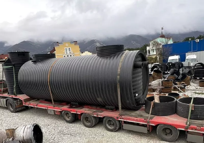 Выгрузка КНС на объекте