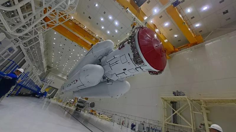 Изображение 3 для публикации «ракетостроение: Макет Ангара НЖ готов к вывозу на стартовый комплекс»