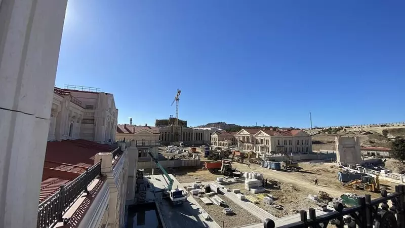 Картинка №1 для публикации «Фотофакты: Ход строительства комплекса Херсонес Таврический в Севастополе»