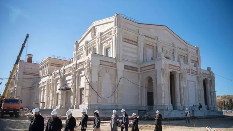 Иллюстрация 2 для публикации «строительство: Ход строительства комплекса Херсонес Таврический в Севастополе»