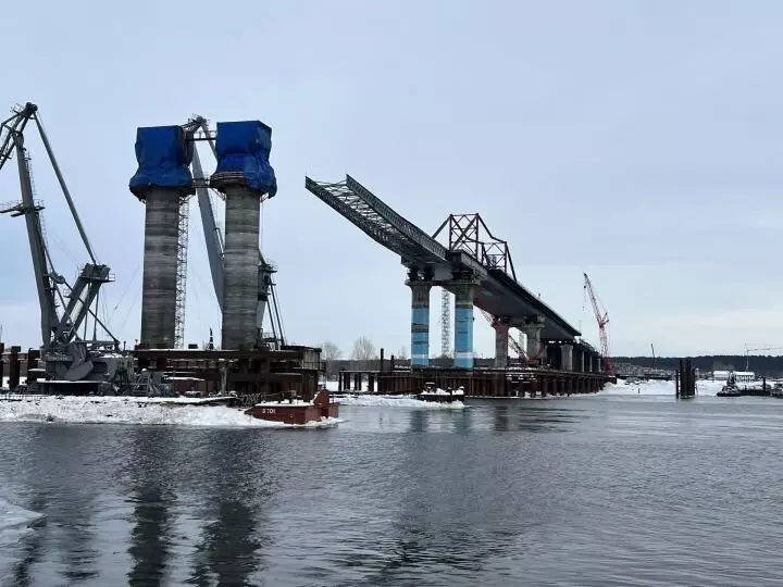 Строящиеся мосты прогресс за год